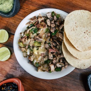 Alambre vegetariano – Señor Taco